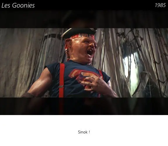 Vignette : Les Goonies